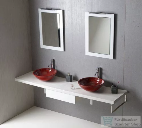 Sapho AVICE pult 200x50cm, tölgy antik fehér AV205