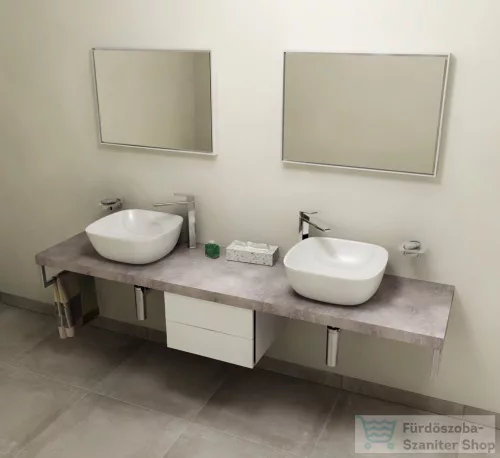 Sapho AVICE pult, 240x50cm, cement szürke (AV247)