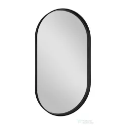   Sapho AVONA ovális keretes tükör, 40x70cm, matt fekete (AV400)