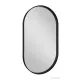 Sapho AVONA ovális keretes tükör, 40x70cm, matt fekete (AV400)