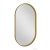 Sapho AVONA ovális keretes tükör, 40x70cm, matt arany (AV400G)