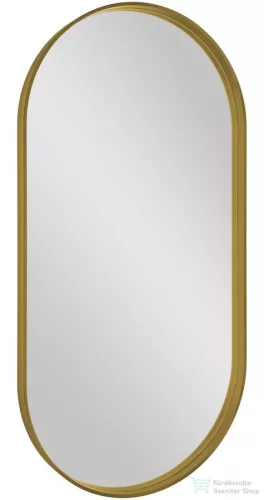 Sapho AVONA ovális keretes tükör, 50x100cm, matt arany (AV500G)