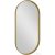 Sapho AVONA ovális keretes tükör, 50x100cm, matt arany (AV500G)