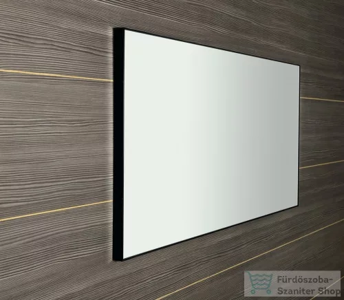 Sapho AROWANA keretes tükör, 1200x600mm, matt fekete (AWB1260)