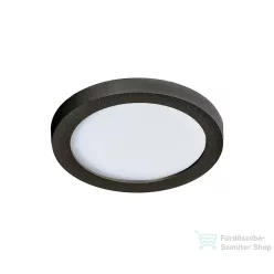Azzardo Slim Round LED beépíthető fürdőszobai lámpa, fekete, 500Lm, 4000K AZ-2835