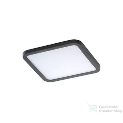 Azzardo Slim Square LED beépíthető fürdőszobai lámpa, fekete, 1000Lm, 3000K AZ-2836