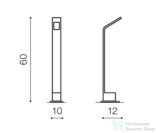 Azzardo Agape kültéri LED állólámpa AZ-3482
