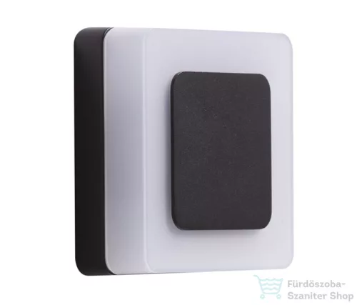 Azzardo Enok Square LED kültéri fali lámpa, 9W, 3000K, fekete AZ-4461