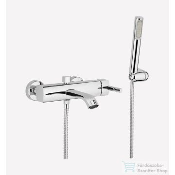   Webert AZETA fali kádcsaptelep zuhanyszettel, króm AZ850101.015