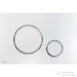 Alcaplast THIN nyomólap fényes króm / matt króm M771
