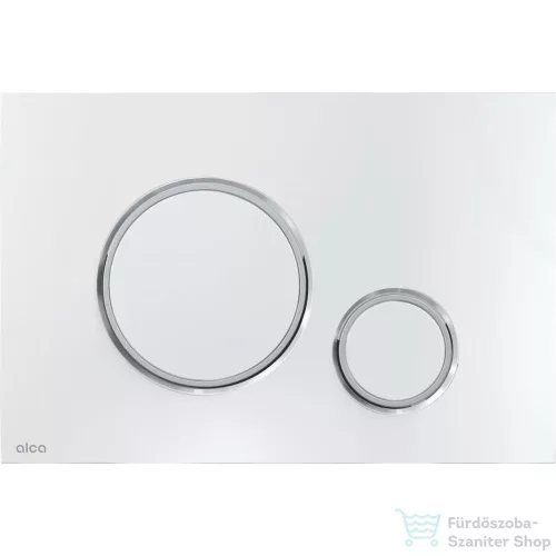 Alcaplast THIN nyomólap fényes króm / matt króm M771