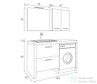 Amazonas Laundry 143 fürdőszoba bútor szett