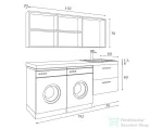 Amazonas Laundry 192 fürdőszoba bútor szett