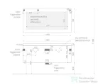 Amazonas Quadro 140 fürdőszoba bútor szett
