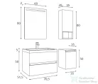 Amazonas Quadro 70 fürdőszoba bútor szett