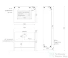 Amazonas Quadro 90 aluállvány fürdőszoba bútor szett