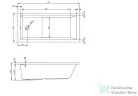 Riho Lusso Plus 170x80 egyenes fürdőkád