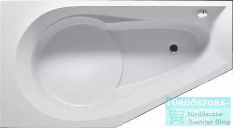 Riho Yukon 160x90 aszimmetrikus sarokkád jobbos