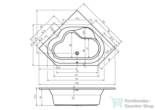 Riho Winnipeg 145x145 sarokkád