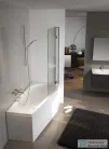 Riho Delta 150x80 aszimmetrikus sarokkád balos