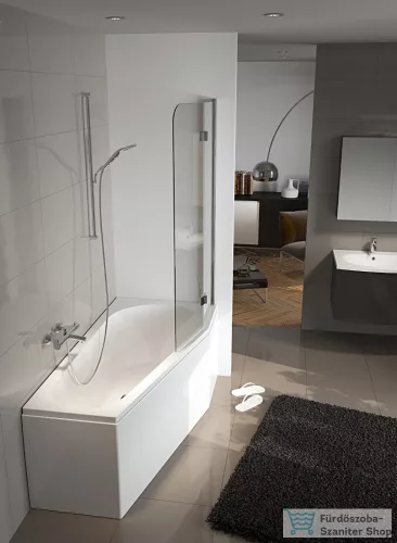 Riho Delta 150x80 aszimmetrikus sarokkád balos