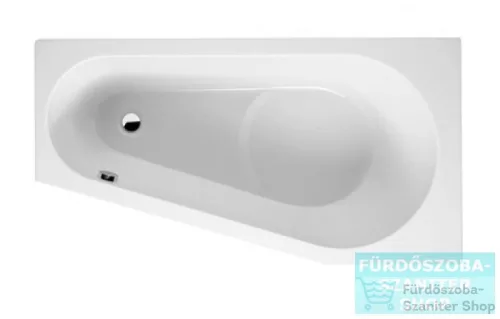 Riho Delta 160x80 aszimmetrikus sarokkád balos