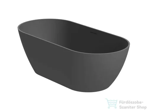 Riho BILBAO 170x80 cm szabadon álló kád, matt anthracite B118001080