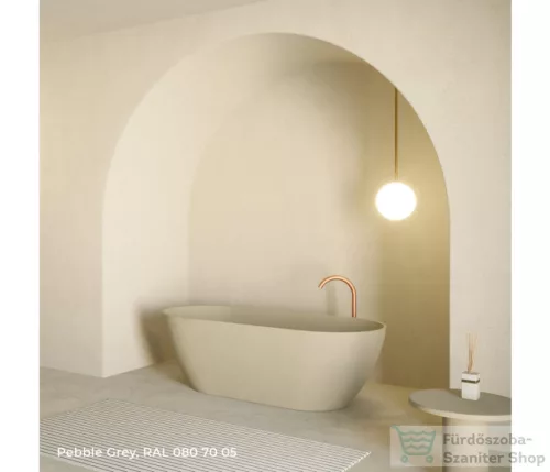 Riho BILBAO 170x80 cm szabadon álló kád, Pebble Grey B118001106