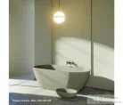Riho BILBAO 170x80 cm szabadon álló kád, Moss Green B118001Z22