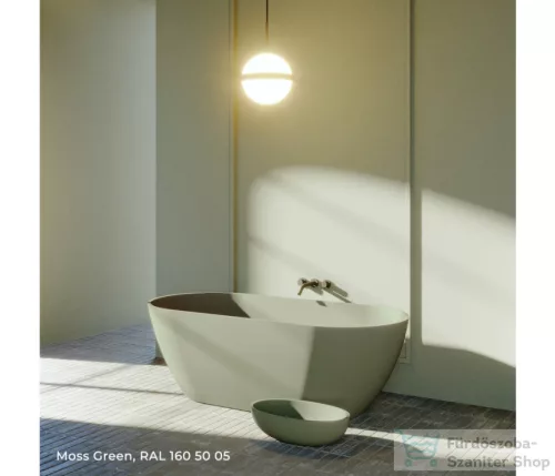 Riho BILBAO 170x80 cm szabadon álló kád, Moss Green B118001Z22