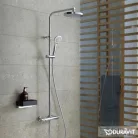 Duravit B.1 termosztátos zuhanyrendszer, króm B14280008010
