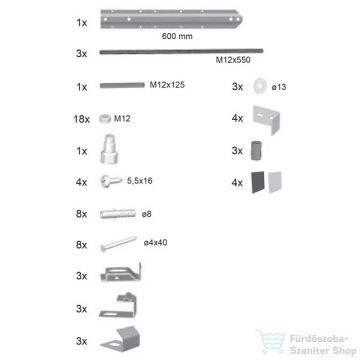 Ravak Univerzális panelkit Rosa akrilkádhoz B23000100N