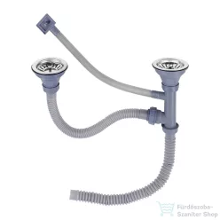 Leziter Szifon 2 medencés mosogatóhoz B40D