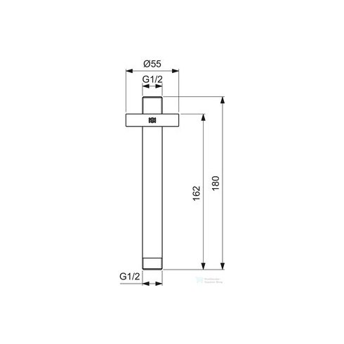 Ideal Standard IDEALRAIN 16 cm-es mennyezeti zuhanykar,Brushed gold B9446A2