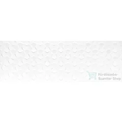 Baldocer Bowtie Blanco Brillo 40x120 fali csempe