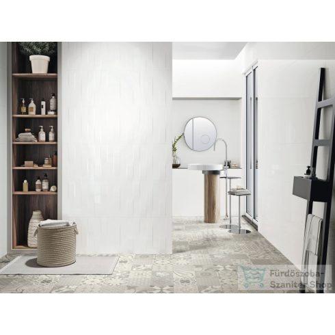 Baldocer Nash Blanco Brillo 40x120 fali csempe