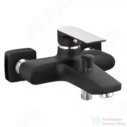 Ferro ALGEO SQUARE Black/Chrome - Kádcsaptelep BAQ1BLC