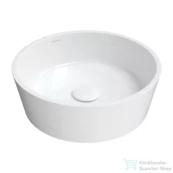   OMNIRES BARI M+ 38 cm-es pultra ültethető mosdó leeresztő nélkül, fehér BARIUNBP