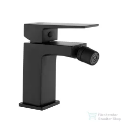   Invena PAROS BLACK bidé csaptelep click-clack leeresztővel,matt fekete BB-09-004-A