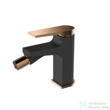   Invena MIDNIGHT bidé csaptelep click-clack leeresztővel,fekete/rózsa arany BB-35-014-V