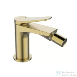   Invena ALONIA bidé csaptelep click-clack leeresztővel, szálcsiszolt arany BB-70-009-V