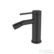   Invena KALITEA bidé csaptelep click-clack leeresztővel,matt fekete BB-72-004-V