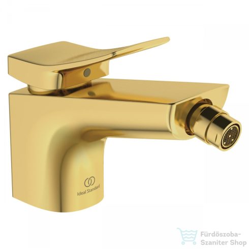 Ideal Standard CONCA egykaros bidé csaptelep automata leeresztővel,Brushed gold BC760A2