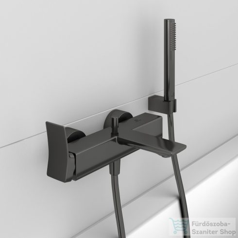 Ideal Standard CONCA kádtöltő csaptelep zuhanyszettel,Magnetic grey BC763A5