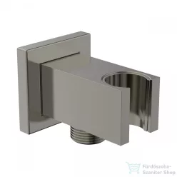   Ideal Standard CONCA zuhanytartó gégecső csatlakozóval,Silver storm BC771GN