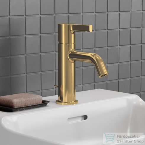 Ideal Standard JOY mosdó csaptelep automata leeresztővel,Brushed Gold BC775A2