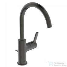   Ideal Standard JOY magasított mosdó csaptelep automata leeresztővel,Magnetic grey BC777A5