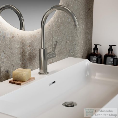 Ideal Standard JOY magasított mosdó csaptelep leeresztő nélkül,Silver storm BC778GN