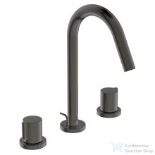   Ideal Standard JOY 3 üléses mosdó csaptelep automata leeresztővel,Magnetic grey BC783A5