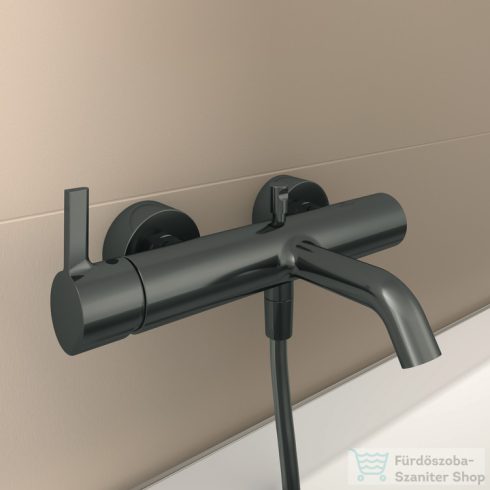 Ideal standard JOY kádtöltő csaptelep zuhanyszettel,Magnetic grey BC787A5